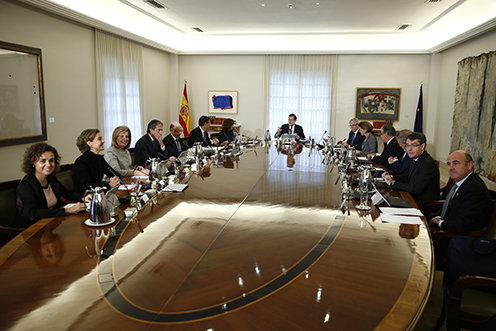 Mesa del Consejo de Ministros