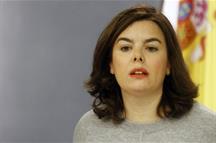 La vicepresidenta del Gobierno, Soraya Sáenz de Santamaría (Foto: Pool Moncloa)