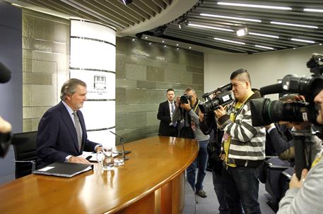 18/11/2016. Consejo de Ministros: Méndez de Vigo. El ministro de Educación, Cultura y Deporte y portavoz del Gobierno, Íñigo Méndez de Vigo,...