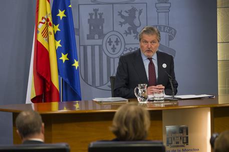 25/11/2016. Consejo de Ministros: Méndez de Vigo. El ministro de Educación, Cultura y Deporte y portavoz del Gobierno, Íñigo Méndez de Vigo,...