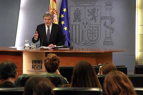 7/04/2017. Consejo de Ministros: Méndez de Vigo. El ministro de Educación, Cultura y Deporte y portavoz del Gobierno, Íñigo Méndez de Vigo, ...