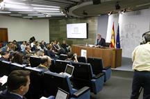 Íñigo Méndez de Vigo durante la rueda de prensa posterior al Consejo de Ministros