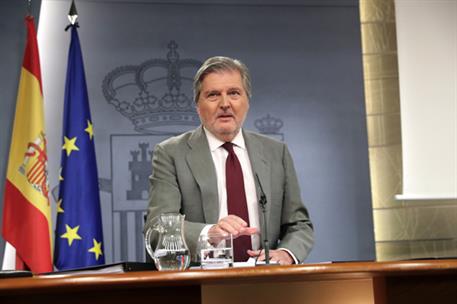 21/07/2017. Consejo de Ministros: Méndez de Vigo. El ministro de Educación, Cultura y Deporte y portavoz del Gobierno, Íñigo Méndez de Vigo,...