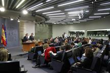 Rueda de prensa posterior al Consejo de Ministros (Foto: Pool Moncloa)