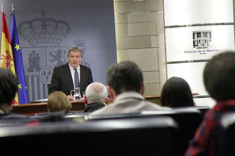 24/03/2017. Consejo de Ministros: Méndez de Vigo. El ministro de Educación, Cultura y Deporte y portavoz del Gobierno, Íñigo Méndez de Vigo,...