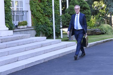 6/07/2018. Gobierno de Pedro Sánchez. El ministro de Cultura y Deporte, José Guirao, a su llegada a la reunión del Consejo de Ministras y Mi...