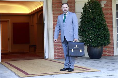 6/07/2018. Gobierno de Pedro Sánchez. El ministro de Fomento, José Luis Ábalos, a su llegada a la reunión del Consejo de Ministras y Ministr...