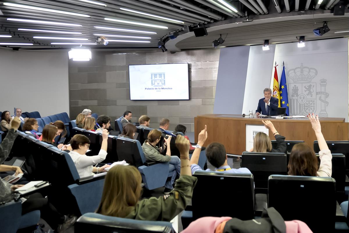 11/05/2018. Consejo de Ministros: Méndez de Vigo. El ministro de Educación, Cultura y Deporte y portavoz del Gobierno, Íñigo Méndez de Vigo,...