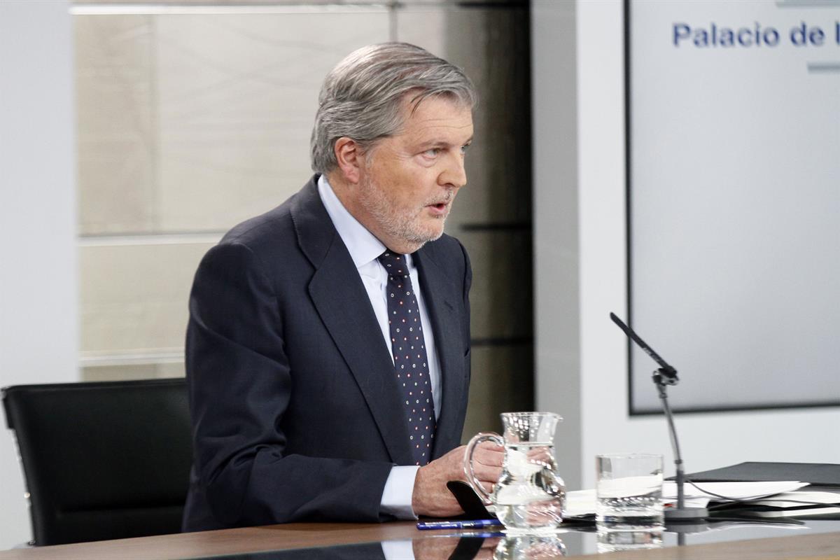 16/03/2018. Consejo de Ministros: Méndez de Vigo. El ministro de Educación, Cultura y Deporte y portavoz del Gobierno, Íñigo Méndez de Vigo,...