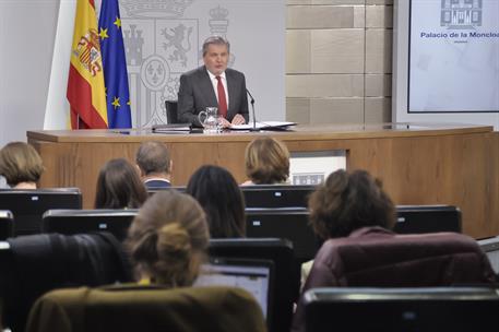 19/01/2018. Consejo de Ministros: Méndez de Vigo. El ministro de Educación, Cultura y Deporte y portavoz del Gobierno, Íñigo Méndez de Vigo,...