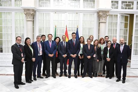 26/10/2018. Consejo de Ministros en Sevilla. El presidente del Gobierno, Pedro Sánchez, acompañado por el delegado del Gobierno en Andalucía...