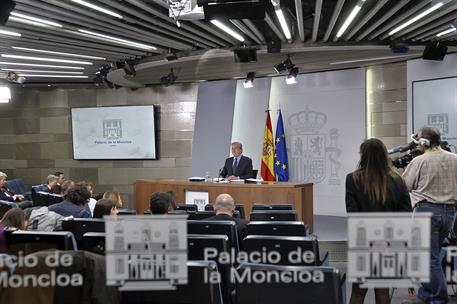 6/04/2018. Consejo de Ministros: Méndez de Vigo. El ministro de Educación, Cultura y Deporte y portavoz del Gobierno, Íñigo Méndez de Vigo, ...