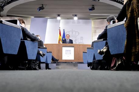 16/03/2018. Consejo de Ministros: Méndez de Vigo. El ministro de Educación, Cultura y Deporte y portavoz del Gobierno, Íñigo Méndez de Vigo,...