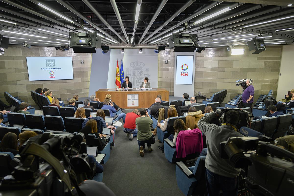 15/11/2019. Consejo de Ministros: Celaá y Valerio. La ministra de Educación y Formación Profesional y portavoz del Gobierno en funciones, Is...