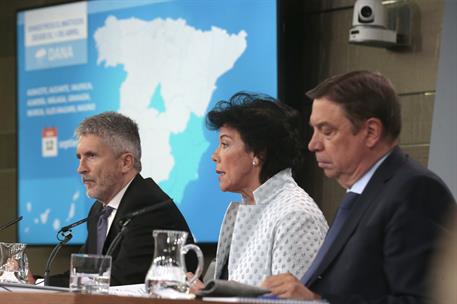 20/09/2019. Consejo de Ministros: Celaá, Grande-Marlaska y Planas. La ministra de Educación y Formación Profesional y portavoz del Gobierno ...
