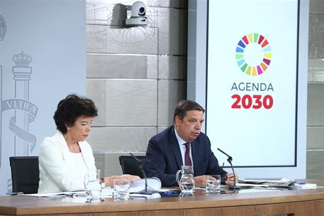 23/08/2019. Consejo de Ministros: Celaá y Planas. La ministra de Educación y Formación Profesional y portavoz del Gobierno en funciones, Isa...