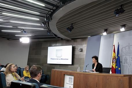 25/10/2019. Consejo de Ministros: Celaá. La ministra de Educación y Formación Profesional y portavoz del Gobierno en funciones, Isabel Celaá...