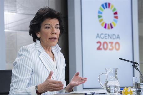 30/04/2019. Consejo de ministros: Celaá. La ministra de Educación y Formación Profesional y portavoz del Gobierno en funciones, Isabel Celaá...