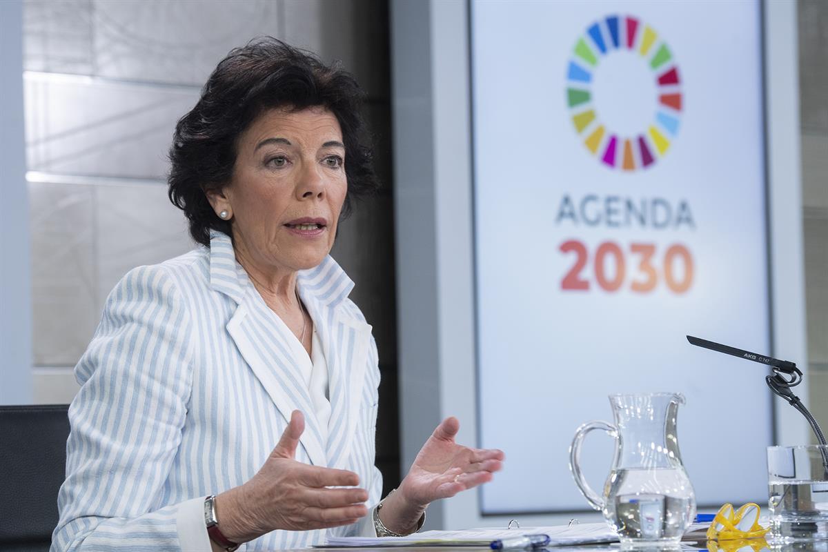 30/04/2019. Consejo de ministros: Celaá. La ministra de Educación y Formación Profesional y portavoz del Gobierno en funciones, Isabel Celaá...