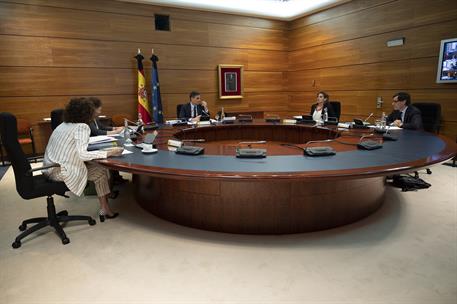 2/06/2020. Consejo de Ministros. El jefe del Ejecutivo, Pedro Sánchez, preside la reunión del Consejo de Ministros.