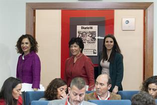 María Jesús Montero, Isabel Celaá e Irene Montero 