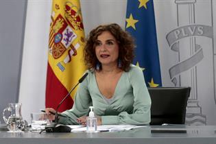 María Jesús Montero durante la rueda de prensa posterior al Consejo de Ministros