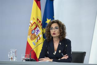 María Jesús Montero durante la rueda de prensa posterior al Consejo de Ministros