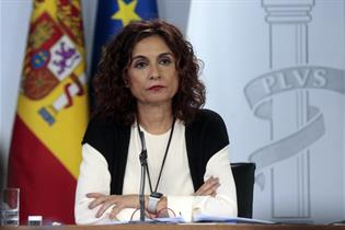 María Jesús Montero durante la rueda de prensa posterior al Consejo de Ministros