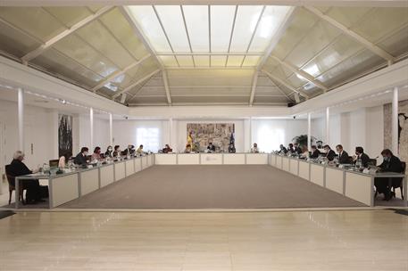 10/11/2020. Reunión del Consejo de Ministros. El presidente del Gobierno, Pedro Sánchez, preside la reunión del Consejo de Ministros