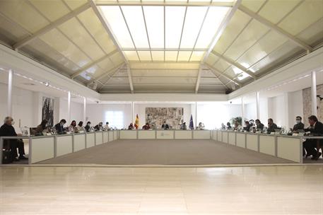 13/10/2020. Reunión del Consejo de Ministros. El presidente del Gobierno, Pedro Sánchez, preside la reunión del Consejo de Ministros.
