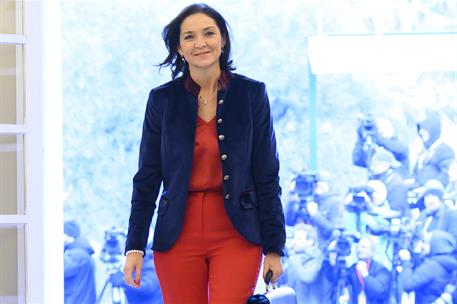 14/01/2020. Reyes Maroto, ministra de Industria, Comercio y Turismo. La ministra de Industria, Comercio y Turismo, Reyes Maroto, entra en el...