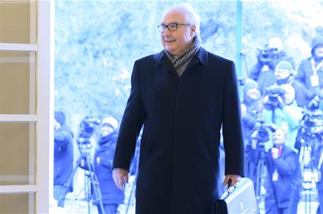 14/01/2020. Manuel Castells, ministro de Universidades. El ministro de Universidades, Manuel Castells, entra en el edificio donde se celebra...