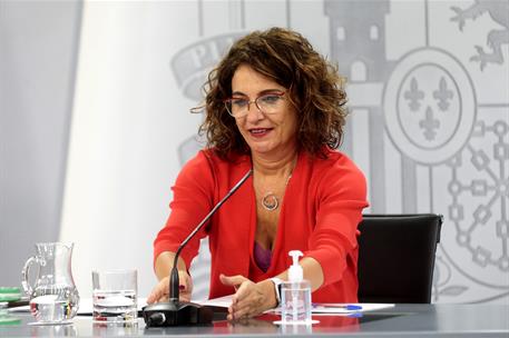 15/09/2020. Consejo de Ministros: María Jesús Montero y Carmen Calvo. La ministra de Hacienda y portavoz del Gobierno, María Jesús Montero, ...