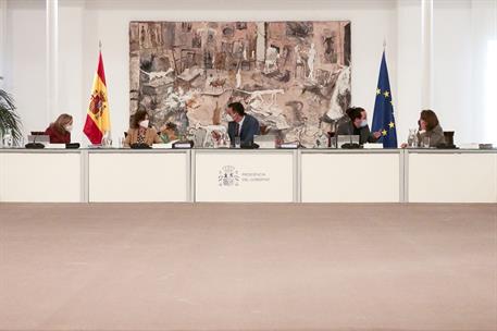 15/12/2020. Consejo de Ministros. El jefe del Ejecutivo, Pedro Sánchez, preside la reunión del Consejo de Ministros.