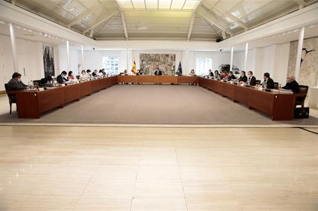 16/06/2020. Reunión del Consejo de Ministros: 16 de junio de 2020. El presidente del Gobierno, Pedro Sánchez, preside la reunión del Consejo...