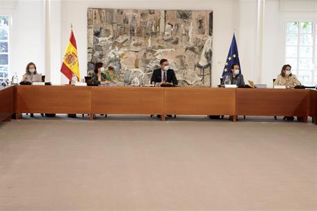 16/06/2020. Reunión del Consejo de Ministros: 16 de junio de 2020. El presidente del Gobierno, Pedro Sánchez, la vicepresidenta primera y mi...
