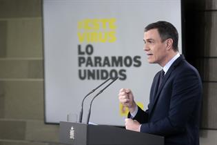 Pedro Sánchez en la rueda de prensa posterior al Consejo de Ministros