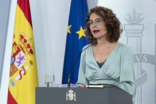 María Jesús Montero durante la rueda de prensa posterior al Consejo de Ministros