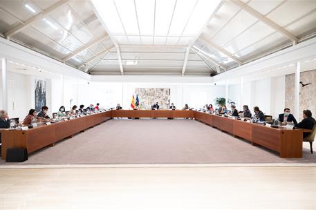 21/07/2020. Reunión del Consejo de Ministros. El presidente del Gobierno, Pedro Sánchez, preside la reunión del Consejo de Ministros.
