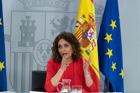 21/07/2020. Consejo de Ministros: María Jesús Montero. La ministra de Hacienda y portavoz del Gobierno, María Jesús Montero, responde a las ...