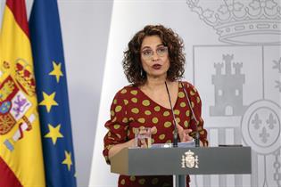 María Jesús Montero durante la rueda de prensa posterior al Consejo de Ministros