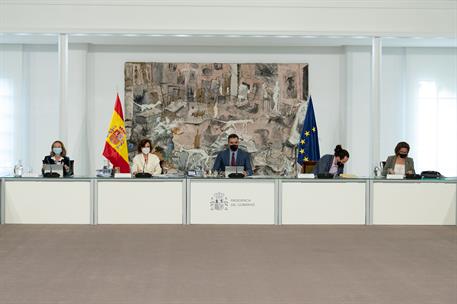 24/11/2020. Consejo de Ministros. El jefe del Ejecutivo, Pedro Sánchez, preside la reunión del Consejo de Ministros celebrada en La Moncloa.