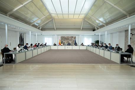 24/11/2020. Consejo de Ministros. El jefe del Ejecutivo, Pedro Sánchez, preside la reunión del Consejo de Ministros celebrada en La Moncloa.