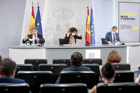 30/06/2020. Consejo de Ministros: Planas, Montero y Duque