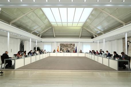 1/06/2021. Reunión del Consejo de Ministros. El presidente del Gobierno, Pedro Sánchez, preside la reunión del Consejo de Ministros.