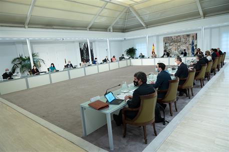 2/02/2021. Reunión del Consejo de Ministros. Reunión del Consejo de Ministros, presidida por el presidente del Gobierno, Pedro Sánchez.