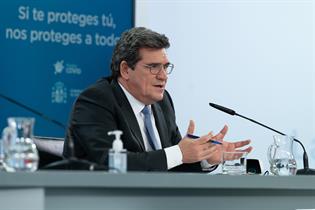José Luis Escrivá durante la rueda de prensa posterior al Consejo de Ministros