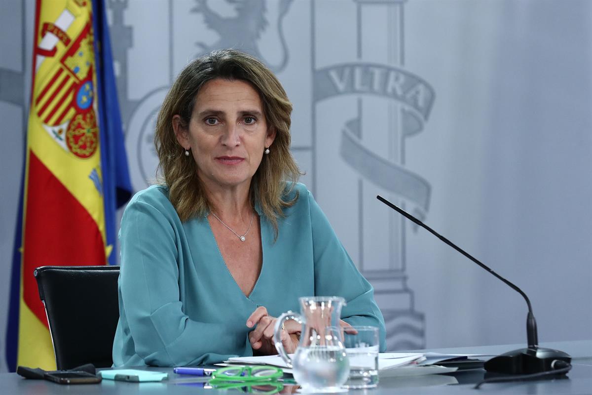 3/08/2021. Rueda de prensa tras el Consejo de Ministros: Rodríguez y Ribera. La vicepresidenta tercera del Gobierno y ministra para la Trans...