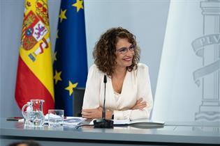 La ministra de Hacienda y Función Pública, María Jesús Montero, en la rueda de prensa posterior al Consejo de Ministros