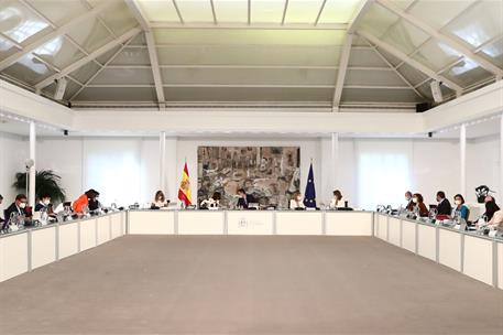 8/06/2021. Reunión del Consejo de Ministros. El presidente del Gobierno, Pedro Sánchez, preside la reunión del Consejo de Ministros.